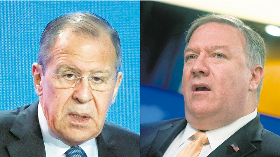 Lavrov y Pompeo intercambiaron advertencias por la crisis en Venezuela.