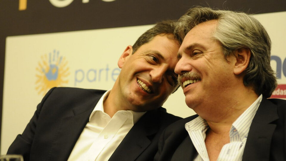 Sergio Massa y Alberto Fernández.