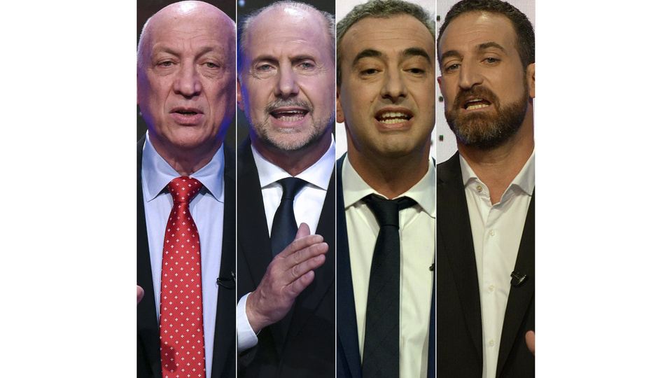 Candidatos. Bonfatti, Perotti, Javkin y Sukerman