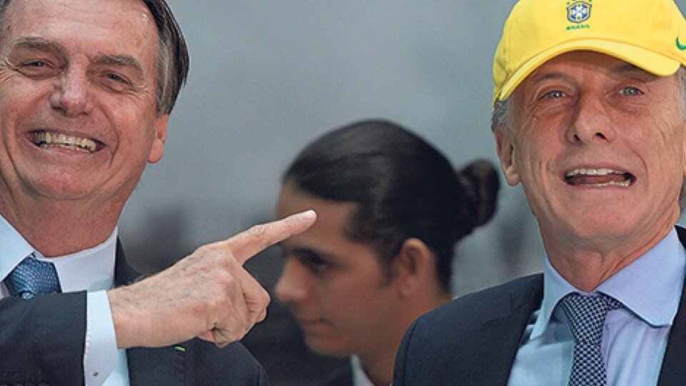 Jair Bolsonaro y Mauricio Macri.