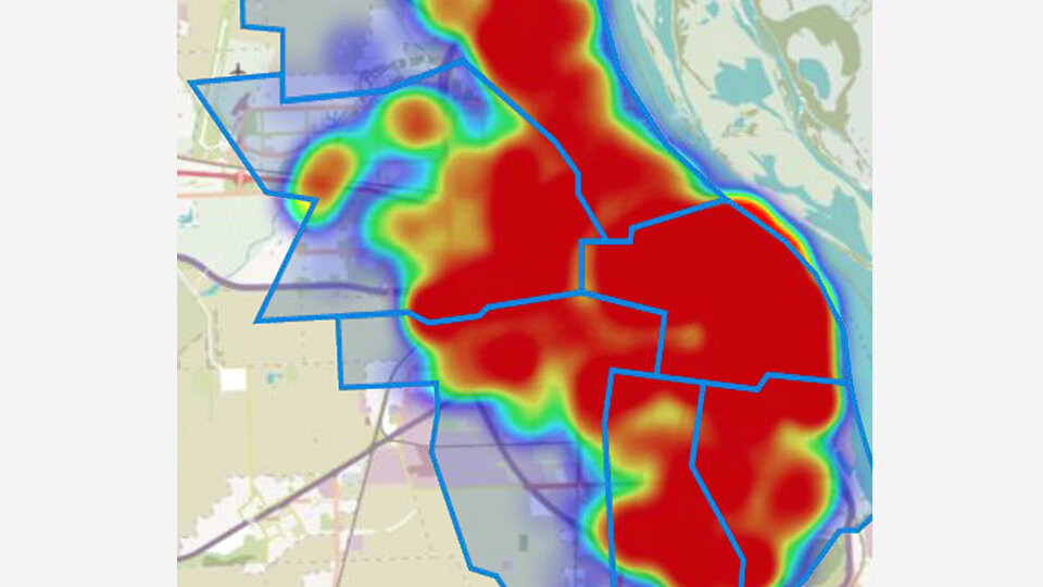 Empezó en el centro, pero los contagios se diseminaron a casi todos los barrios. (Fuente: Municipalidad de Rosario)