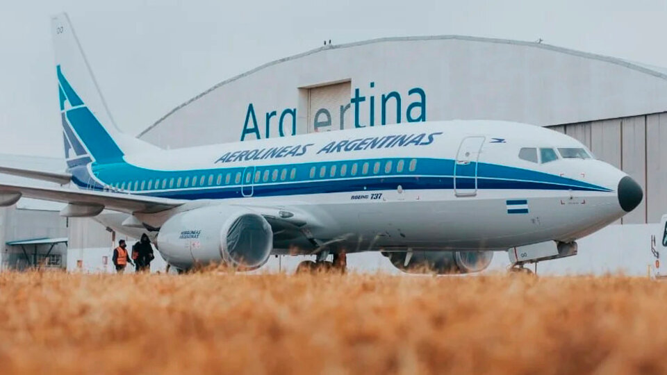 Aerolíneas Argentinas presentó su avión con diseño ... | Página12