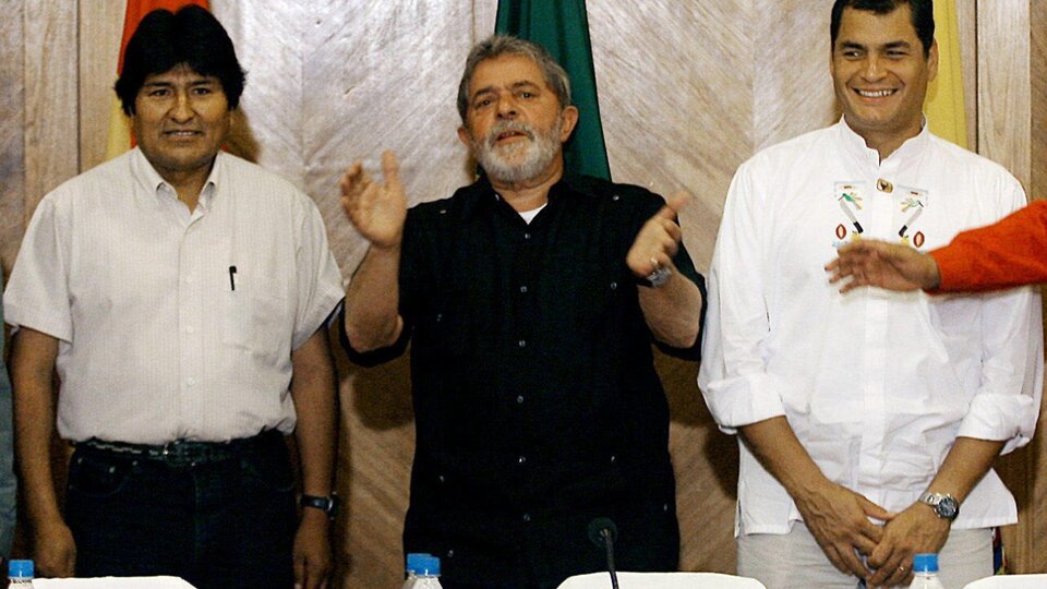 Evo Morales, Lula da Silva y Rafael Correa | Opinión | Página|12