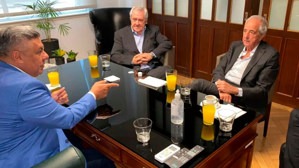 Tapia se reunió con Ameal y D'Onofrio por la plata de la TV