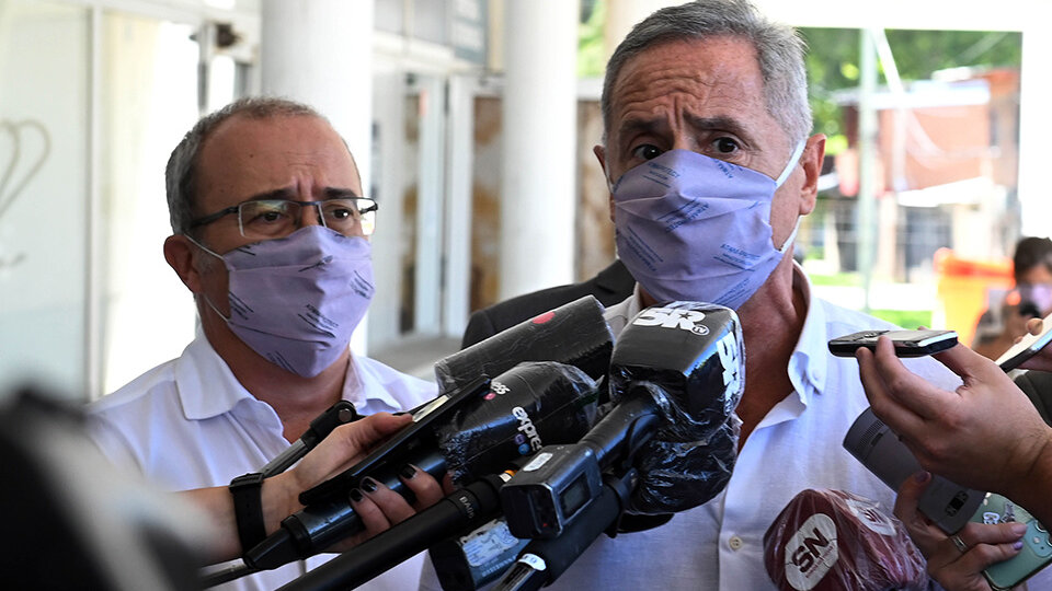 El ministro Sain faltó a la cita, usó Twitter y siguieron los cruces. (Fuente: Sebastián Granata)