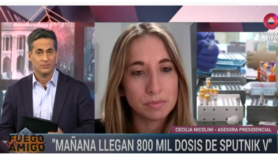 Cecilia Nicolini Hubo Malicia En El Escandalo Por Las Vacunas Pfizer Revelaciones En Canal 9 Pagina12