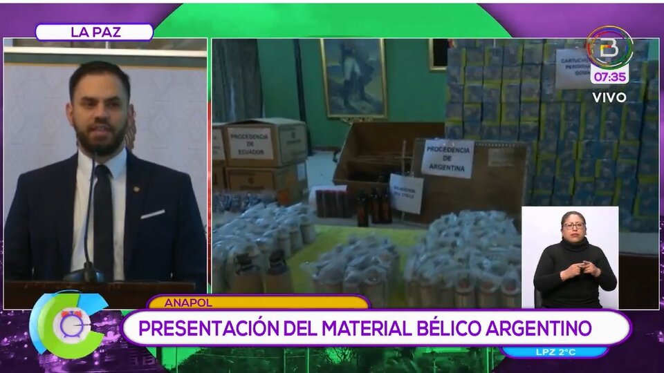 Eduardo del Castillo: “Ingresaron de Argentina armas de manera ilegal, sin registros” | El ministro de Gobierno de Bolivia dijo que el tráfico ilícito de municiones está penado con 20 años de prisión post thumbnail image