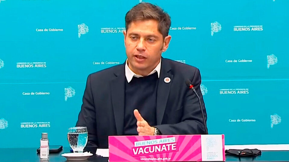 Axel Kicillof anunció que se abre la inscripción para la vacunación de jóvenes de 13 a 17 años | Los mayores de 30 podrán vacunarse sin turno desde el martes post thumbnail image