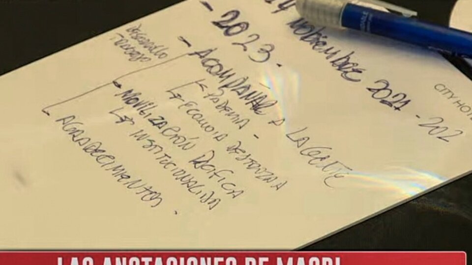 «Nobiembre»: el error de ortografía de Mauricio Macri  | La libreta del expresidente que se hizo viral post thumbnail image