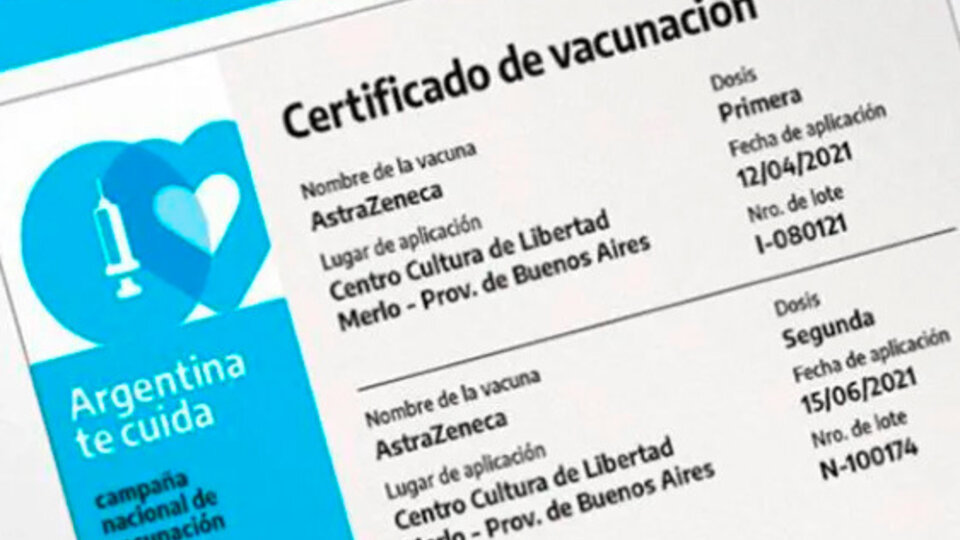 Cómo se tramita la constancia de los argentinos que se dieron la vacuna en el exterior | A través de la aplicación “Mi Argentina”