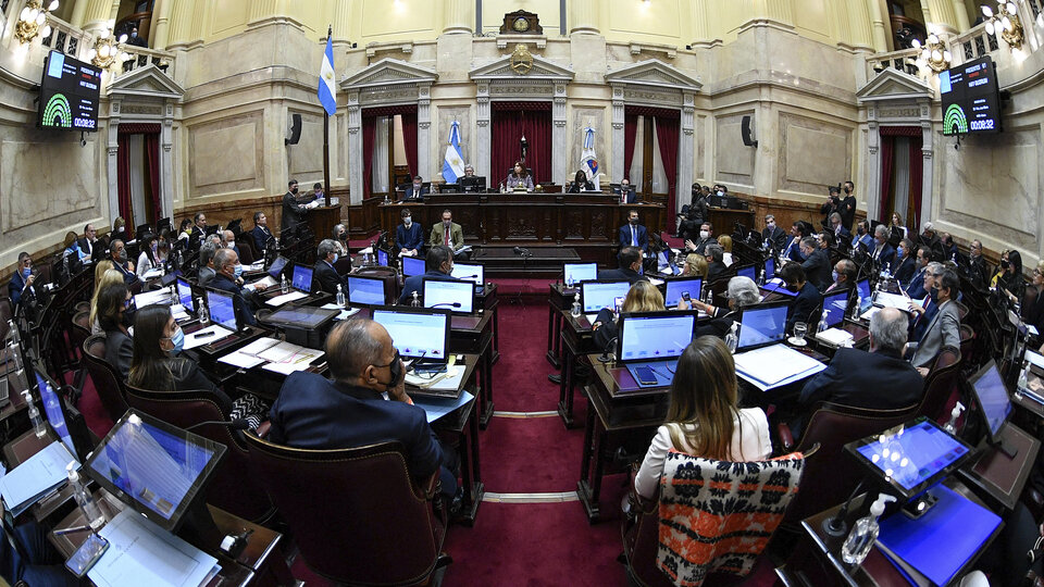 Senado: Cruces entre el oficialismo y la oposición, en el regreso a la presencialidad | La Cámara alta volvió a la normalidad