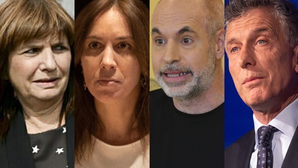 Un cuarteto obsesionado con el sillón de Rivadavia | Macri, Vidal, Bullrich y Rodríguez Larreta pelean al interior de la coalición opositora para la Presidencia