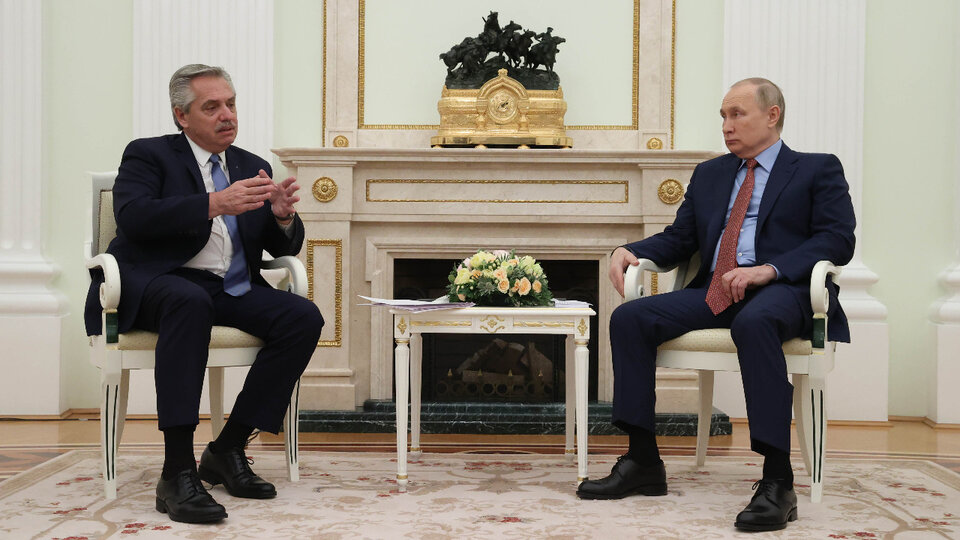 Alberto Fernández con Vladimir Putin: &quot;Argentina tiene que dejar de tener  esa dependencia tan grande con el FMI y EE.UU.&quot; | Encuentro bilateral en el  Kremlin | Página12