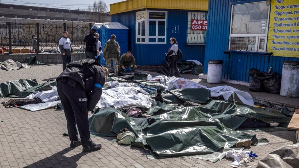 El conflicto Rusia – Ucrania, minuto a minuto |  Reportar que estas en los 50’s Numero de Mortos por el bombardeo a la estaciin de tren