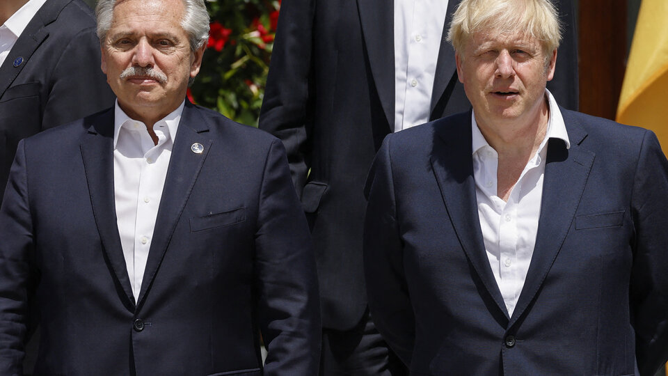 Boris Johnson hizo una insólita comparación entre Malvinas y la guerra en Ucrania | Declaraciones del primer ministro británico tras su reunión con Alberto Fernández