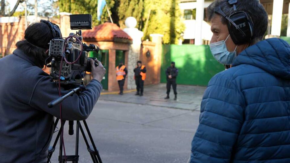 Silvina Batakis con Alberto Fernández en la Quinta de Olivos