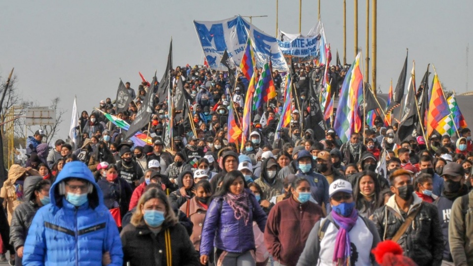 Marchas contra la persecución política a movimientos sociales en Jujuy | “Organizarse no es delito”