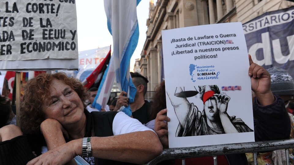 El sábado habrá una marcha por una “justicia independiente”  | Acto en el Parque Centenario