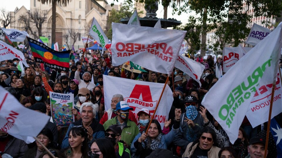 Cile: Cresce la tensione a una settimana dal referendum sulla nuova costituzione |  Scontri tra sostenitori di “accettazione” e “rifiuto”