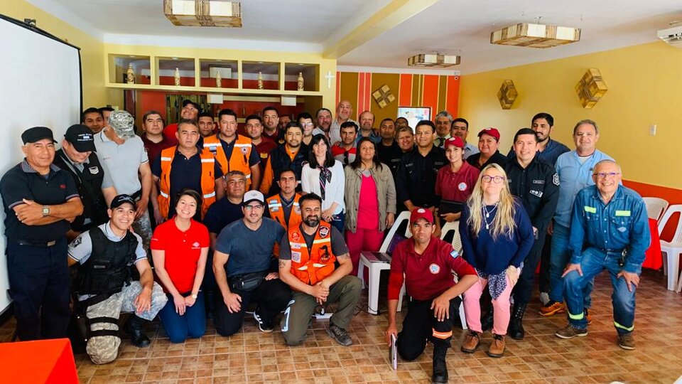 Capacitación de Austin Powder para la comunidad El Galpón Página12