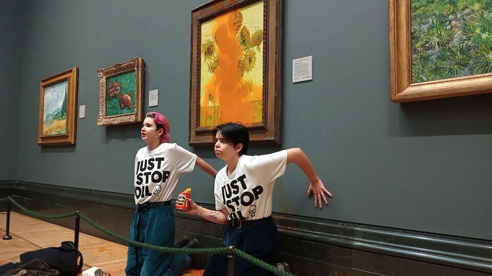 Habló la activista que le tiró una lata de tomate al cuadro de Van Gogh: “Nunca lo habríamos hecho si no hubiera habido un cristal” | Cuáles fueron las razones que dio
