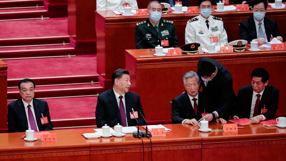Termina el Congreso del Partido Comunista en China | Expulsaron del recinto al expresidente Hu Jintao 