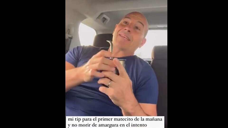 Martiniano Molina se grabó cuando viajaba sin cinturón de seguridad  a una reunión del Pro | Menos stories, más seguridad vial