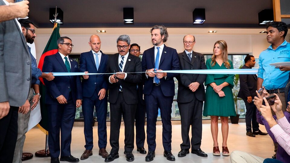 Santiago Cafiero inauguró la nueva embajada en Bangladesh | “Hay mucho amor hacia la Argentina”