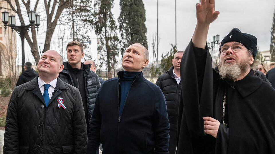 Putin visited Crimea for the first time since the beginning of the war with Ukraine  On the anniversary of its annexation to Russia