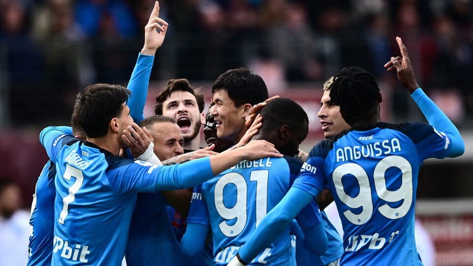 Serie A italiana: il Napoli prospera, scudetto |  Ha battuto il Torino e ha allungato il vantaggio con l’Inter di Lautaro, che è caduta contro la Juventus.