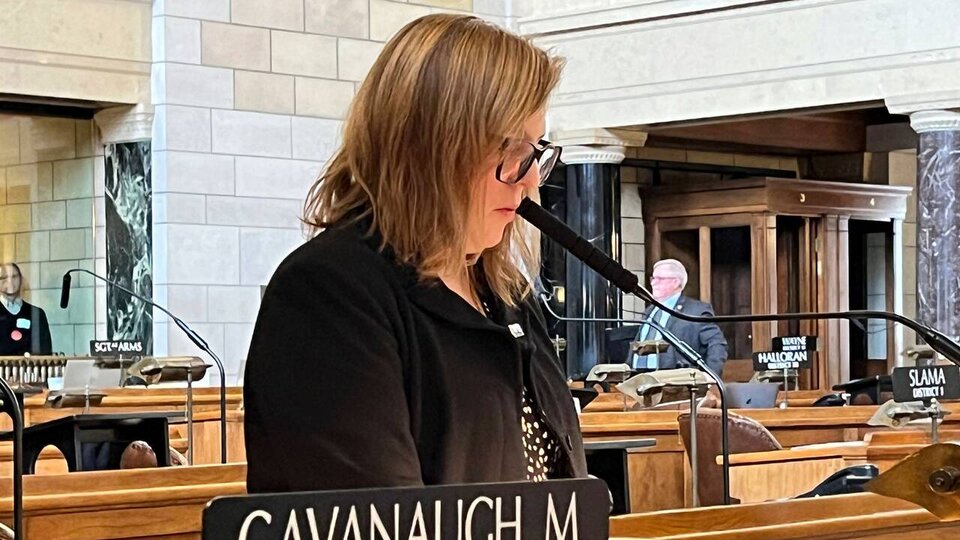 A legislator has been talking for seven weeks to block the Disabled Persons Act  Machaela Cavanaugh uses a legal tool, filibustering
