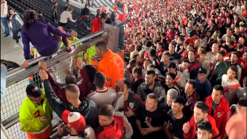 River es investigado por problemas en la salida del Monumental | El domingo  ante Independiente se vivieron momentos de tensión en la tribuna Sívori |  Página|12