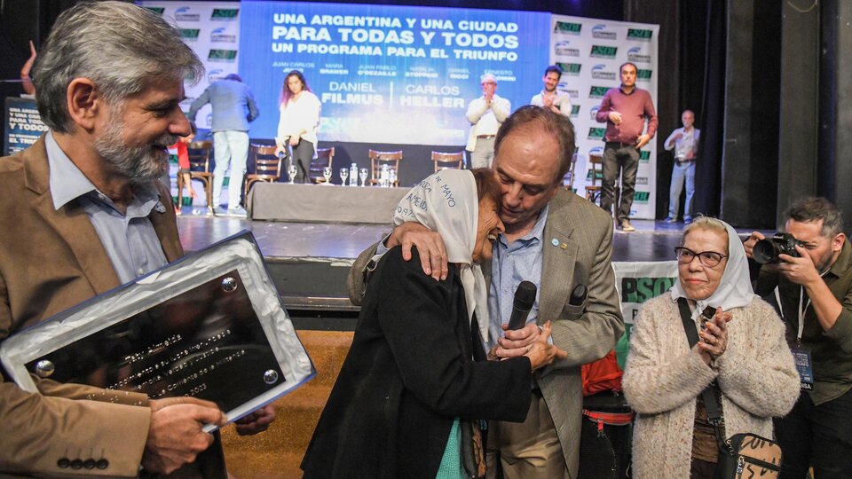 Heller y Filmus encabezaron un acto en el que llamaron a fortalecer la unidad del Frente de Todos | Convocaron a la Plaza de Mayo para el próximo jueves 25