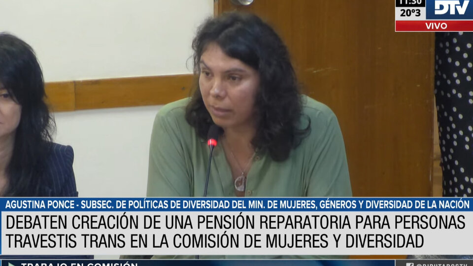 Diputados trata la creación de una pensión reparatoria para personas travestis trans | Reunión en vivo