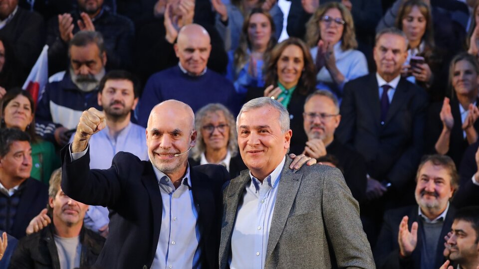 Larreta en modo ultra levanta la bandera represiva de Morales | Primera presentación de la fórmula