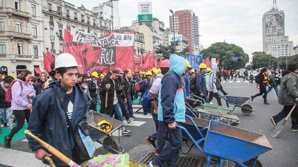 Unidad Piquetera levantó el acampe tras siete horas de protesta | Acuerdo con el Gobierno