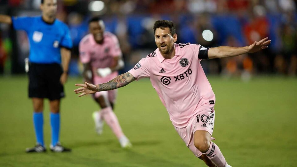 Messi gave another complete show with Inter Miami: 2 great goals to ...