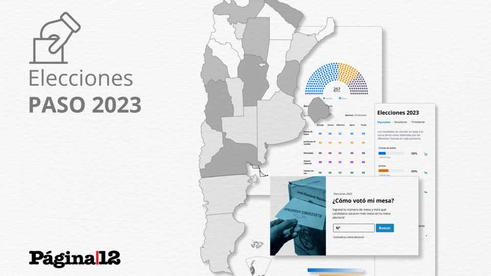 Resultados finales Elecciones 2023 mapa electoral con los datos del