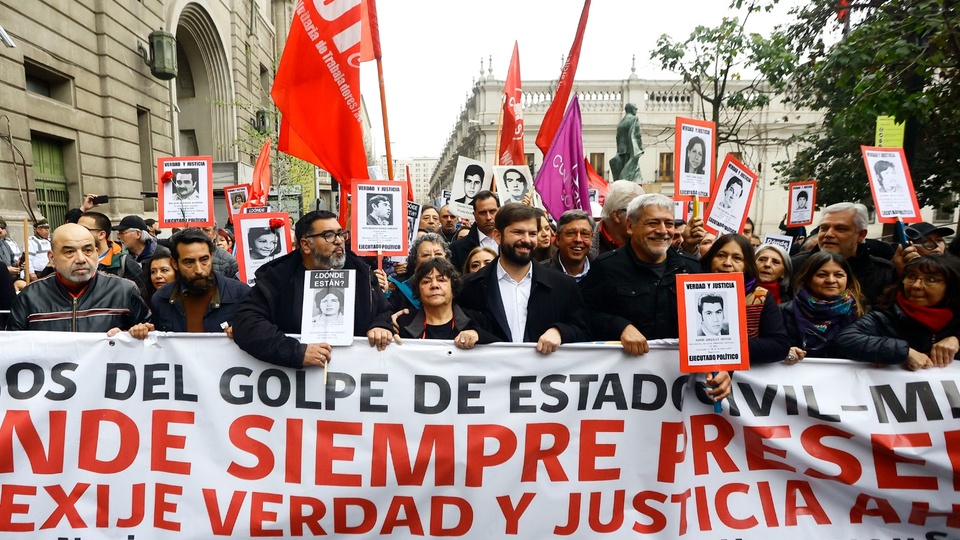 A march in Santiago for memory and life |  Today marks the 50th anniversary of the military coup that toppled Salvador Allende in Chile.