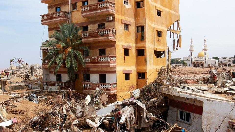 Las inundaciones en Libia ya dejaron más de mil muertos  | La ciudad de Derna fue arrasada por la tormenta Daniel
