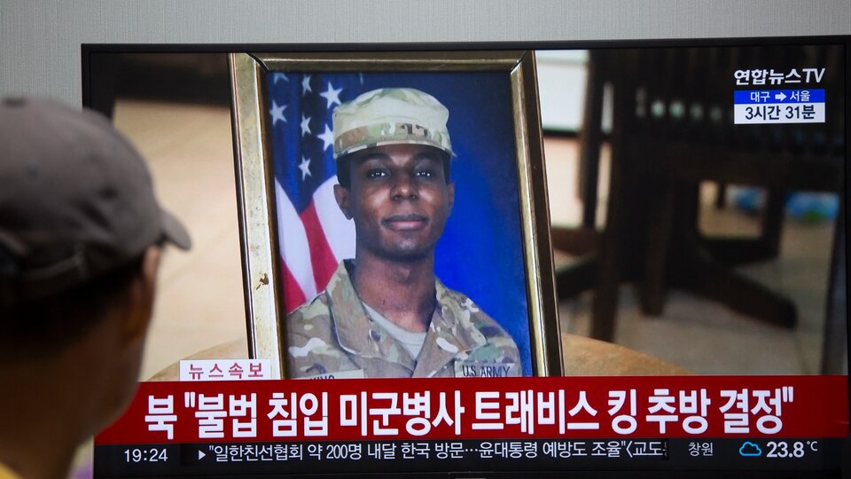 Private Travis King returned to the United States  After his expulsion from North Korea