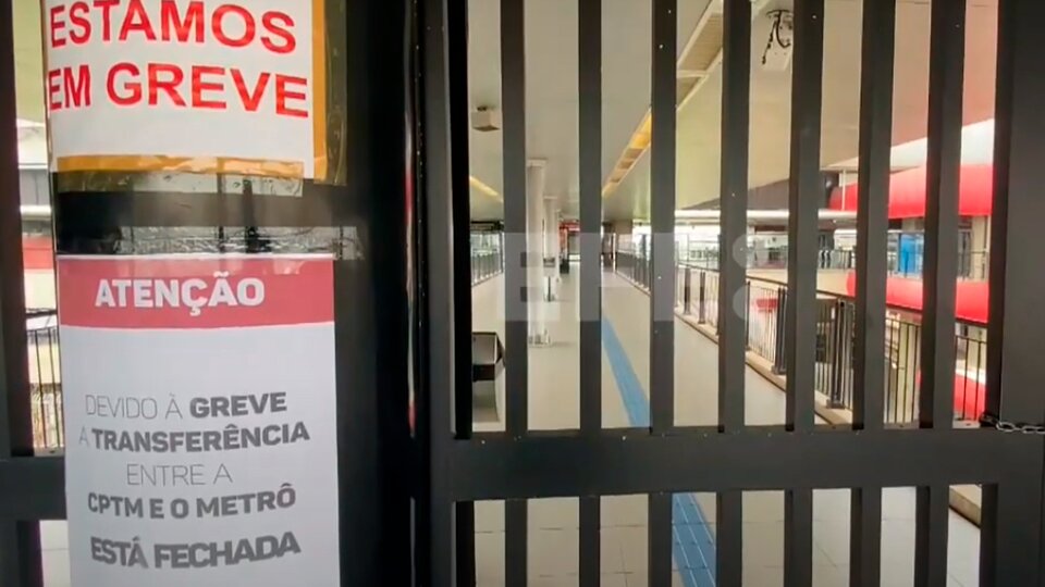 San Pablo transportation strike against governor’s privatization agenda |  This measure paralyzed service on four subway lines and five train lines.