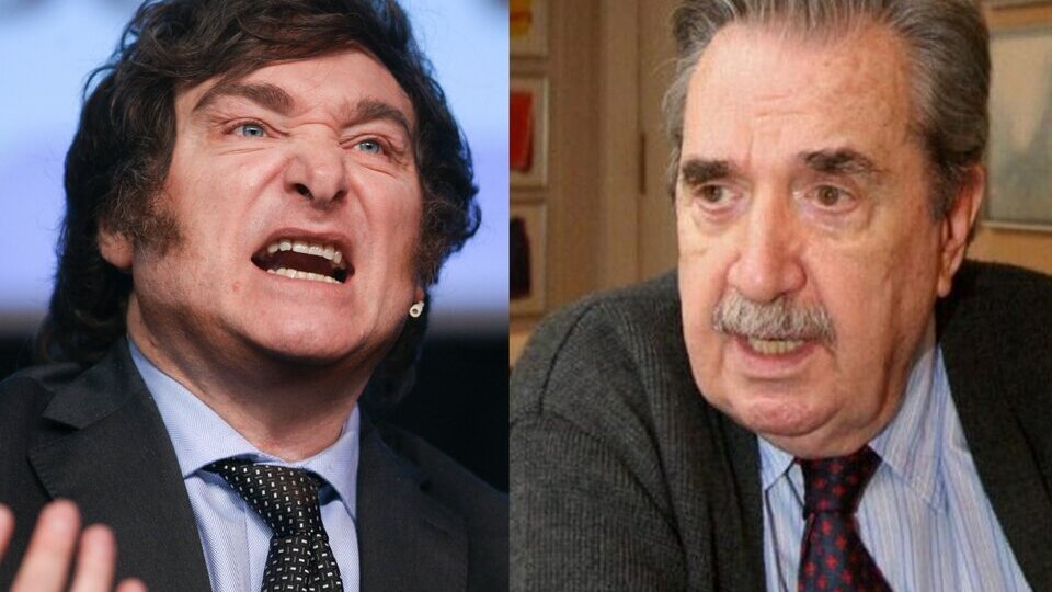 Milei vs. la UCR: “inútiles”, “socialistas” y un puching-ball con la cara de Alfonsín | Los radicales son otro de los grupos que detesta el ultraderechista