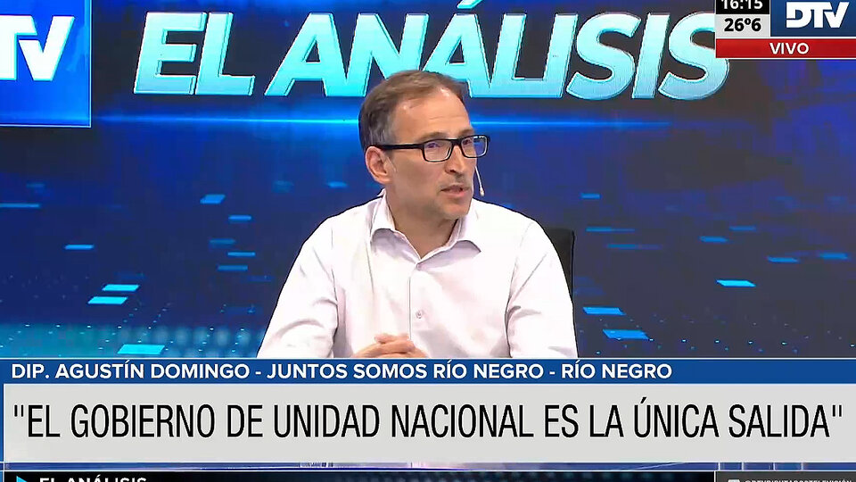 Diputados del oficialismo y de la oposición coincidieron en que el próximo gobierno tiene que ser de unidad nacional | Declaraciones públicas en TV