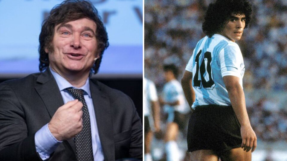 El día que Javier Milei atacó con odio a Diego Maradona  | El desprecio del libertario por el astro del fútbol