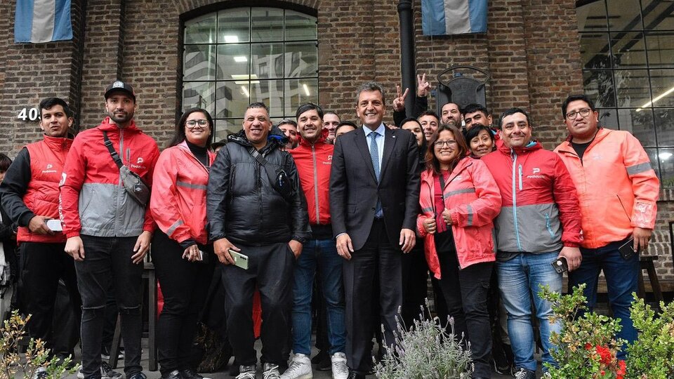 El plan que Sergio Massa les presentó a los trabajadores de las apps de delivery | ART, obra social y jubilación