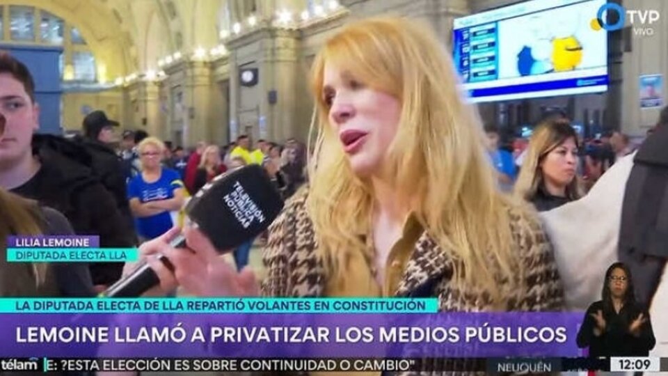 Habló la periodista atacada por Lilia Lemoine: "Fue una suerte de apriete a  cielo abierto" | La Libertad Avanza amenaza con privatizar los medios  públicos | Página|12