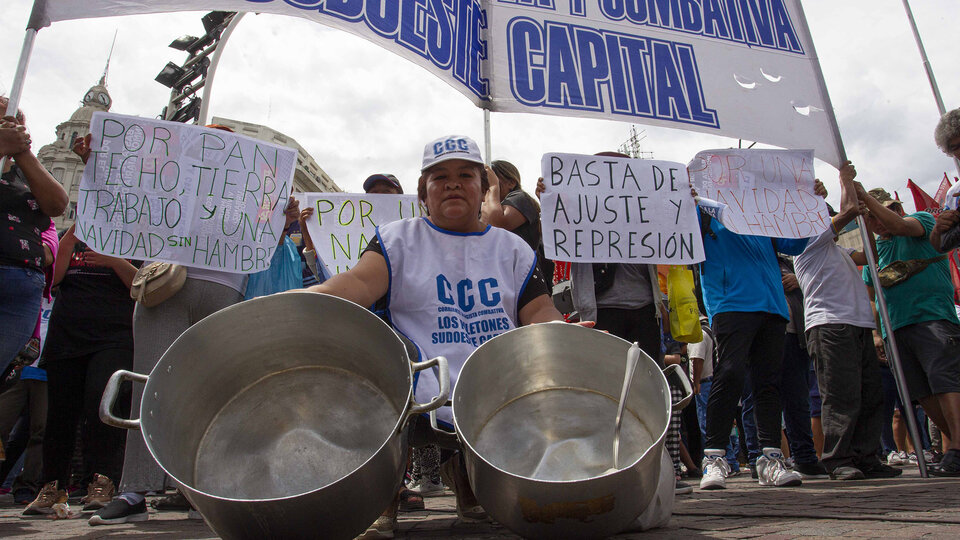 Semana de movilizaciones por alimentos | La UTEP y el Movimiento Piquetero anuncian sus planes de lucha