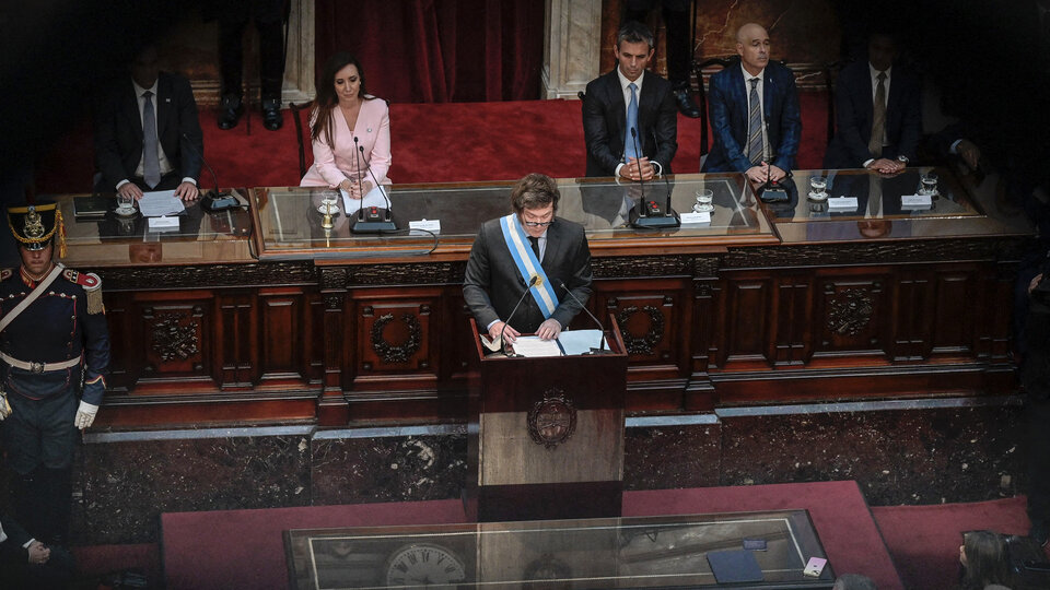 Javier Milei En El Congreso: Epopeya Del Ajuste, Espectáculo ...