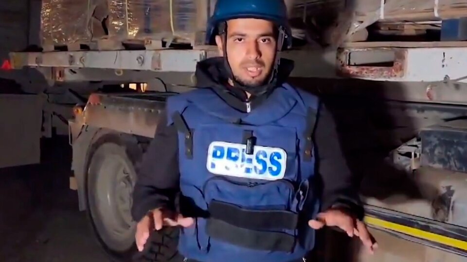 Israel soltó al periodista detenido de Al Jazzera | Ya han muerto 95 trabajadores de prensa, casi todos palestinos